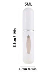 1-6 件 5ML 塑料底可再填充香水喷雾瓶，香水可再填充瓶，便携式细雾喷雾器，可再填充香水雾化器瓶，香水旅行喷雾瓶分配器，迷你便携式空液体容器，旅行必需品学校用品假日露营假日必需品度假配件女士香水男士香水海滩 - 彩色 - 查看 5