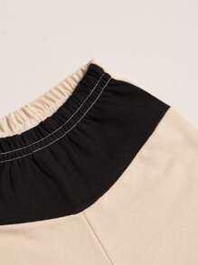 Ame Kids Boy's Half-Knit Blouse And Shorts Set - 鏽棕色 - 查看 6