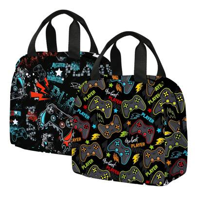 保温饭盒 3D 印花餐袋 手提包 冰袋 午餐袋 多功能餐袋 保温餐袋 午餐袋 女士学校教师野餐包 旅行露营冷藏包 野餐教室可爱午餐袋 可爱午餐盒便当盒 海滩旅行女士午餐盒袋 女士学校用品配件袋 学校配件 学校用品