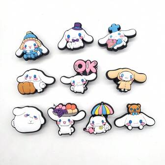 Sanrio 10 pièces Sanrio dessin animé Charms pour décoration de chaussures