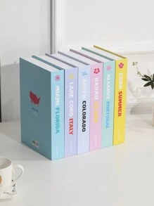 1 件彩色可折叠装饰假书、家居装饰、咖啡桌配件最佳礼物