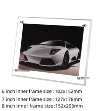 亚克力超声波相框和金笔，明亮的相框，超声波一见钟情婴儿纪念品婴儿公告，出生信息，准妈妈父母是孕妇的独特礼物婴儿送礼会家庭装饰礼物婴儿送礼会复活节礼物适合女孩/男孩的东西 - 彩色 - 查看 9