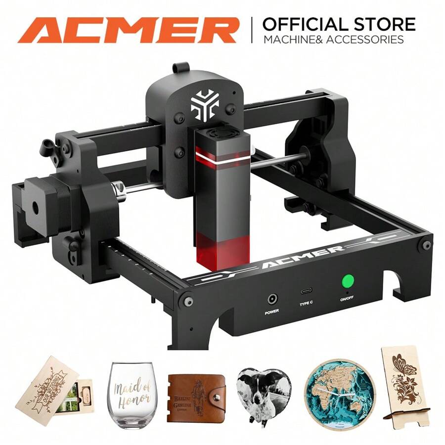 ACMER S1 Portable Laser Engraver 2 5W Laser Cutter And Engraver Mini 