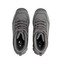 Women Outdoor Leather Hiking Boots Autumn Winter Ankle Boots Waterproof For Trekking Camping Trail Backpacking Shock-Absorbent & Slip-Resistant Shoes - Dark Grey - View 8