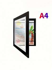 1pc Magnetic Art Frame - Easy-Open For Quick Display Changes - Versatile Wall Decor For Home & Office - Ideal For Holidays & Gift Giving