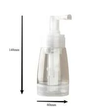 1pc 180ml Powder Spraying Bottle, Reusable Empty Container For Talcum Powder, Baking Soda, Pepper Powder Refill - Clear - View 7