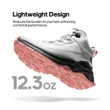 Women's Lightweight Comfort Hiking Boots Waterproof And Slip-Resistant Trekking For Outdoor - Xám - Xem 6