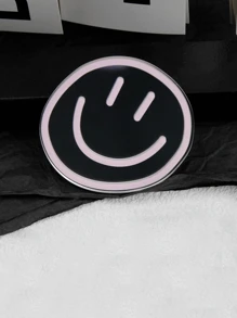 1 pieza Agarre de teléfono móvil, agarre y soporte plegable y expansible para teléfono móvil con cara sonriente, accesorio de teléfono móvil de unicolor simple compatible con iPhone, teléfonos Android, como regalo para cumpleaños, familia y amigos