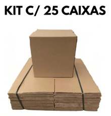 25 Cardboard Storage Boxes For Post Office Sedex 20x20x25 Cm - 摩卡棕 - 查看 1