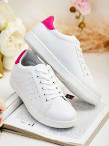 Royalfashion Women's Leather Sports Shoes Ebomma - Pink - View 8