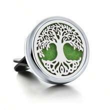 1pc Refillable Car Air Freshener Perfume Diffuser Clip, Auto Air Vent Car Interior Accessories, Car Aromatherapy Diffuser With 10pcs Pads - 30MM - View 17
