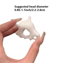 Juego de adornos decorativos hechos a mano: máscara de calavera, lagarto, hámster - Multicolor - Ver 2