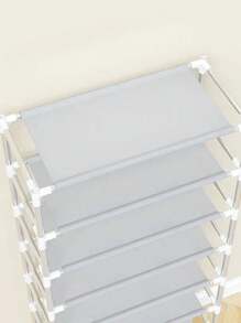 Sapateira com Capa PVC 9andar para 27pares de sapatos organizador desmontável Pratico Espaçoso