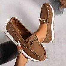 Nuevos zapatos casuales de moda para mujer, de tipo slip-on, de suela ligera y suave, versátiles, cómodos, para primavera/otoño