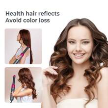 Multifunctional Curling And Straightening Tool, Quickly Create A Variety Of Hairstyles, Easy To Match With Different Outfits - UK Plug(220-240V) - View 4