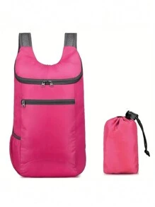 Letter Patch Decor Sports Bag With Zippertravel Gym Bag Mini Duffle Bag Women Man Child's Christmas Gifts Essential Vacation Beach Summer Waterproof Lightweight Large Capacity Portable Accessories
