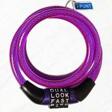 1 Stück Diebstahlsicherung Motorrad Batterie Fahrrad Fahrradschloss Zahlenkombinationsschloss Vier-Ziffern Fahrrad Mountainbike Passwort Stahlkabel Schloss Diebstahlsicherung Zahlenkombinationsschloss 4-Ziffern