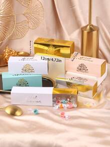 10pcs/Pack Eid Al-Adha, Eid Mubarak Party Favor Hollow Paper Gift Box