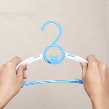 20pcs/10pcs/5pcs/1pc/Plastic Clothes Hangers, PP Material, To 18 Years Old, Sturdy With Hooks, Extendable, Suitable For Wardrobe Storage, Multi-Functional Bear Shaped Non-Slip Clotheshangers,Spring,Minimalist,Summer Topsstandard Hangers,Small Hangers,Hangers&Rackshangers,Organization And Storage,Closet Organization And Storageclothes Hanging Rack,Drying Rack For Clothesclothes Rack,Clothes Hanger,Clothing Rack - Multicolor - View 7