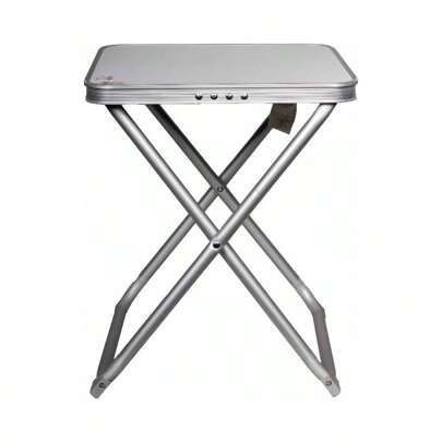 FENGSEN Mesa y Banco 2 en 1 Plegable de Aluminio – Portátil, Ligero y Multifuncional para Camping, Picnic o Jardín