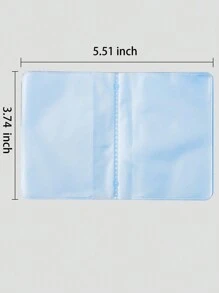 1 chiếc hộp đựng thẻ nhiều khe cắm tiện lợi khi mang theo và cất giữ có thể đựng 24 thẻ quà tặng cho chủ thẻ ví chủ thẻ chủ thẻ kinh doanh chủ thẻ tín dụng chủ thẻ phụ nữ chủ thẻ ảnh cho phụ nữ ví mini ví đựng thẻ - Trong sáng - Xem 3