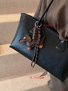 2024 Autumn/Winter New Chocolate-Shaped Bag Charm Cute Dachshund Dog Keychain Bag Pendant Gifts For Women