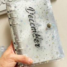 1 Set A6 Monthly/Weekly Planner Set, Portable Zipper Bags, Loose Leaf Journal Organizer Budget Aganda Book Back To School - Multicolor - View 14