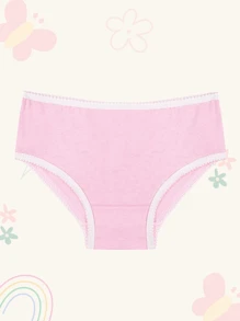 Set Of 12 Children's Cotton Panties, New For Girls, DCP Kids - 彩色 - 查看 5