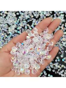 500pcs Fake Ice Cubes, Vase Filler For DIY Photography Props, Fish Tank, Tabletop Decor, Event Centerpiece, Home Party, Theme Party, Gift Box, Garden & Yard Decoration Gifts Birthday Graduation