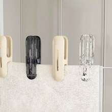 10 piezas de 6cm x 1,7cm Pinzas de ropa de plástico, pinzas de ropa resistentes al viento para secar prendas y calcetines, clips de ropa para el secado de la colada - Multicolor - Ver 1