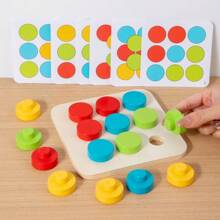 Giocattolo educativo in legno Montessori a forma di fungo colorato, puzzle numerico, gioco multifunzionale, regalo di compleanno per scuola, studenti, cartoleria, forniture scolastiche - Multicolore - Visualizzare 4