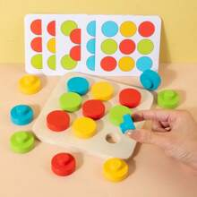 Giocattolo educativo in legno Montessori a forma di fungo colorato, puzzle numerico, gioco multifunzionale, regalo di compleanno per scuola, studenti, cartoleria, forniture scolastiche - Multicolore - Visualizzare 10