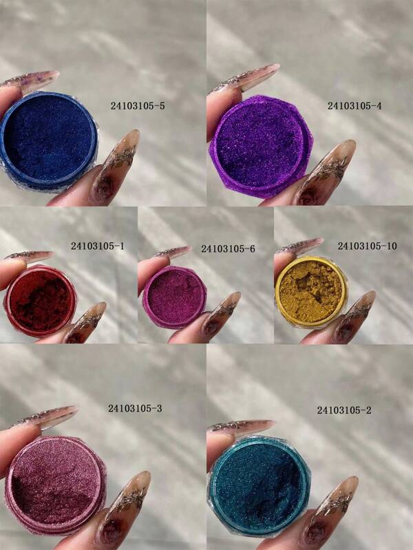 1g Fashion Mirror Effect Nail Glitter Powder, 1 Color