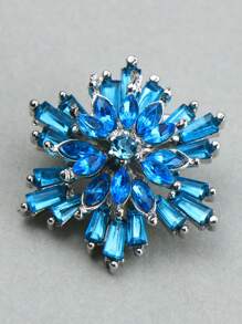 Trâm cài áo hình bông tuyết xanh Giáng sinh thời trang nữ trang sức cá nhân hóa quà tặng bông tuyết - Ghim 1 - Xem 6