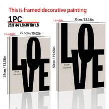 1pc,Retro Style Black And Beige Quote, Chill Home, Chaos, Textured Poster, Typography Canvas Painting, No Frame,Wall Art Gifts Birthday Graduation