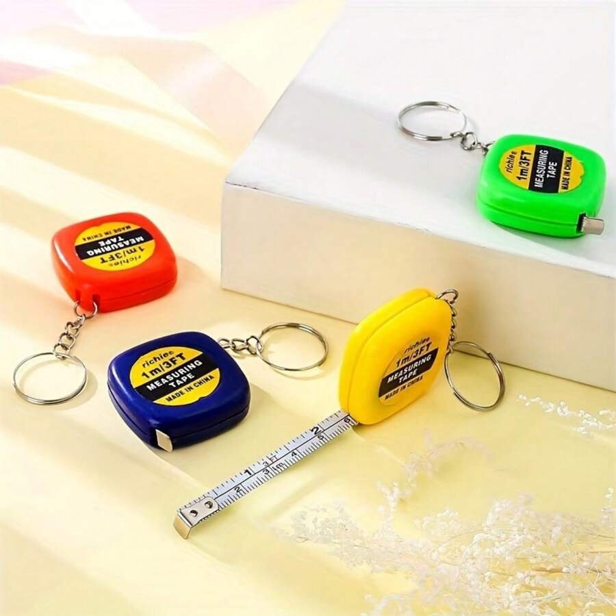 30 pièces de mètre à ruban mini rétractable portable échelle en centimètre et en pouce Mode
