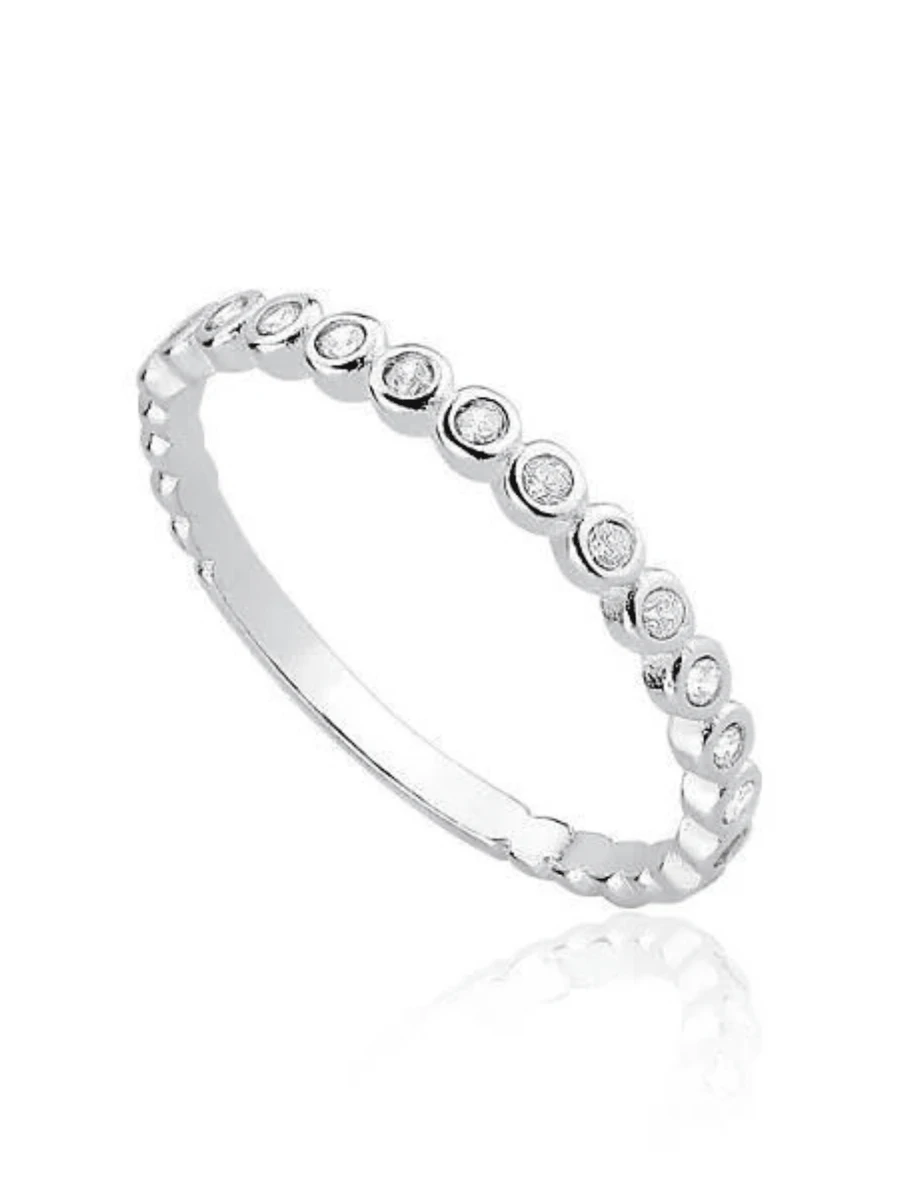 925 Sterling Silver Wedding Ring - Tủ liên minh - Xem 1