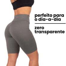 Bermuda Shorts Legging Suplex Feminino Academia Fitness do P ao G3 Plus Size