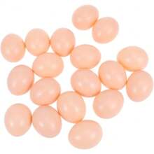 Kit 12 Fake Plastic Eggs For Indez Hen - Màu vàng - Xem 4