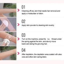 Electric Face Hair Remover With Power Display, One-Button Dual-Mode, Type-C Rechargeable Cordless Women's Facial Hair Removal Epilator - Physical Epilation, Prevents Regrowth. Pearl Powder Lubricant Needs To Be Purchased Separately