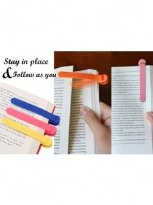Set de 1/3 marcapáginas automáticos, marcapáginas de silicona para mujeres, hombres, niños, amantes de los libros, marcapáginas de libro únicos y lindos para lectura, accesorios de lectura, regalos para amantes de los libros