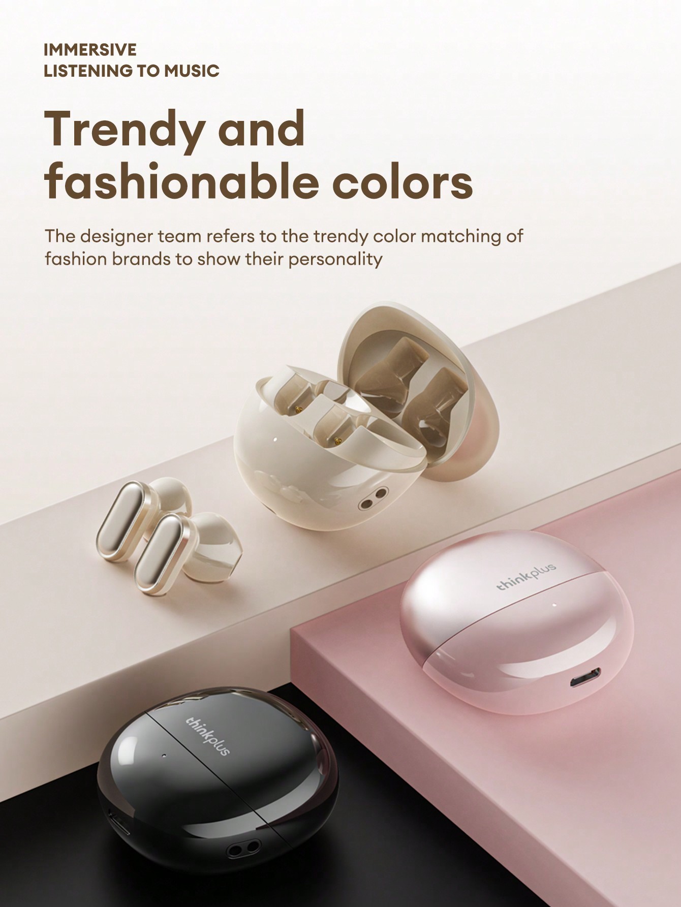 Lenovo سماعات أذن بلوتوث Lenovo LP19PRO، نصف داخلي...