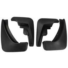 4Pcs Mud Flaps All-Weather Front And Rear Wheel Splash Guards Flares Kit No Drilling Mudguards Mudflaps Compatible For Renault Capture 2013-2019 - Black - View 9