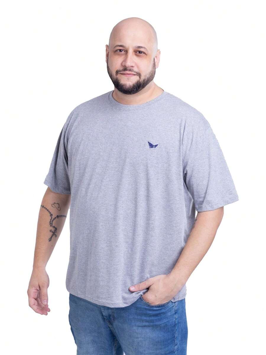 Men T-Shirts & Tanks - 淺灰色 - 查看 1