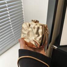 Acrylic Mirror Party Bag, Fashion Water Ripple Women Shoulder Bag - Vàng - Xem 3