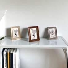 1 个 5cmx5cm、6cmx6cm、7cmx7cm、简易相框、木制创意玻璃、书法艺术品、画框 - 彩色 - 查看 2