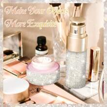 1 pieza de cinta de diamante de cristal autoadhesiva con diamantes de imitación de 2 mm para manualidades y decoración de teléfonos, autos - Rollo de cinta de plata brillante - Multicolor - Ver 5