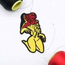 1 件变形刺绣贴布，简约时尚，适合休闲日常使用 - 彩色 - 查看 3