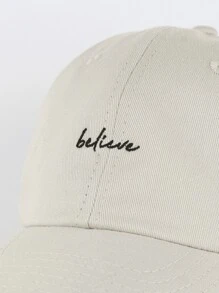 MOOND Unisex Adjustable Minimalist Dadhat Baseball Cap - Beige - View 2