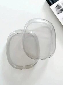 Apple Soft Anti-Scratch Transparent Cover Compatible With Airpods Max TPU Wireless Shockproof Headphones Case Protective Sleeve Protector - Black - View 9